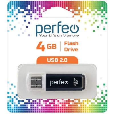 Perfeo USB 4GB C03 Black